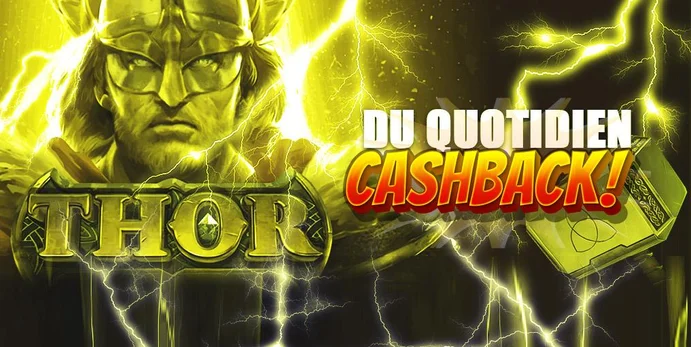 Slot Thor, cashback quotidien Thor Casino