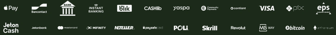 Méthodes de paiement acceptées Thor Casino